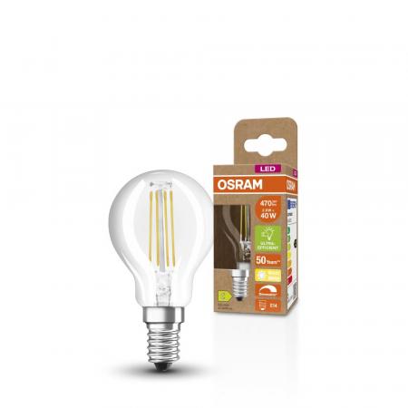 OSRAM E14 SUPERSTAR+ CLASSIC LED Lampe Tropfenform dimmbar 2,9W wie 40W 2700K warmweißes Licht Filament